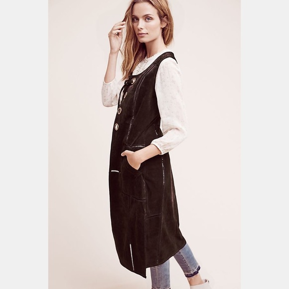 Anthropologie X Hei Hei Danette Suede Vest - Picture 3 of 4